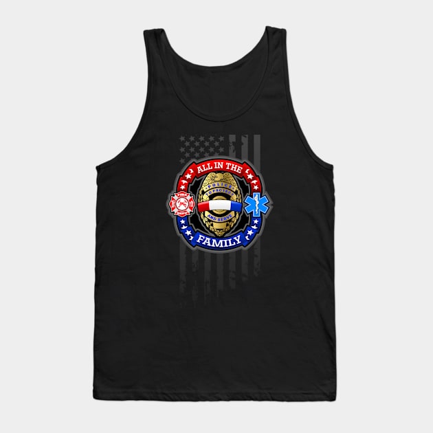 ALL IN THE FAMILY Tank Top by razrgrfx